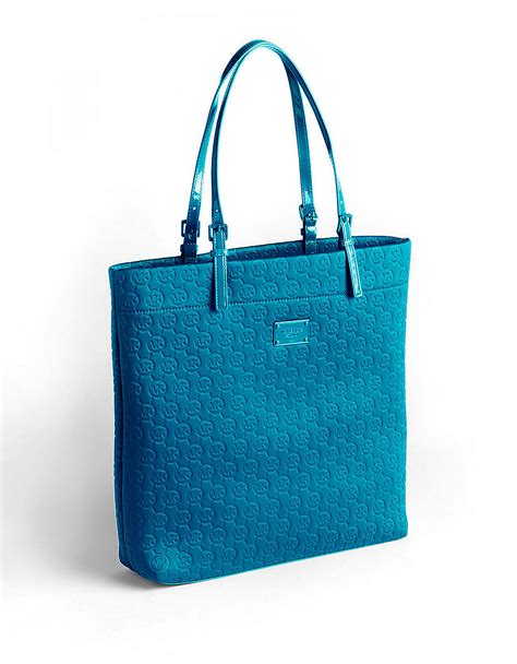 buy online michael kors neoprone monogram jet set bag|michael kors jet set blue.